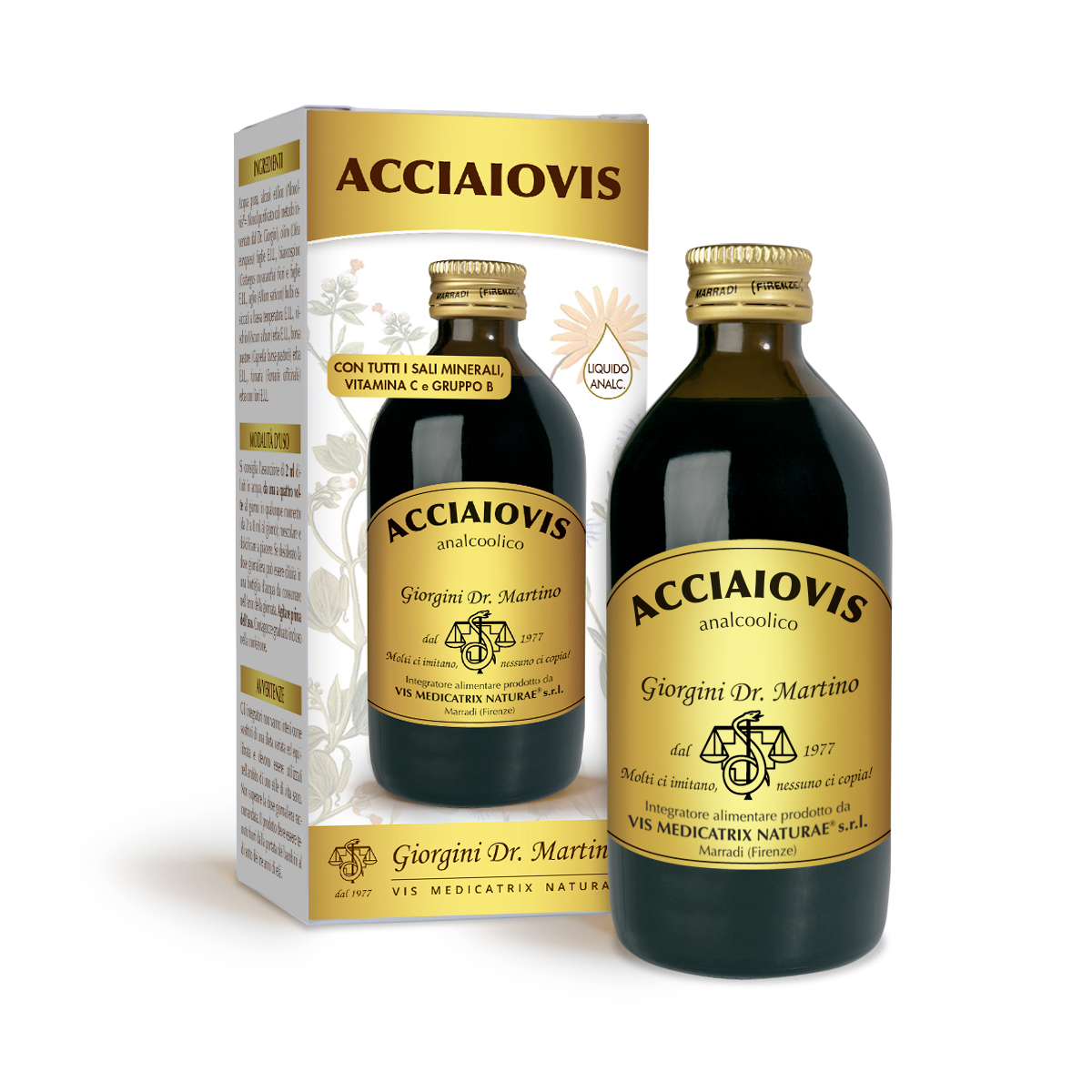 ACCIAIOVIS Alcohol-free liquid