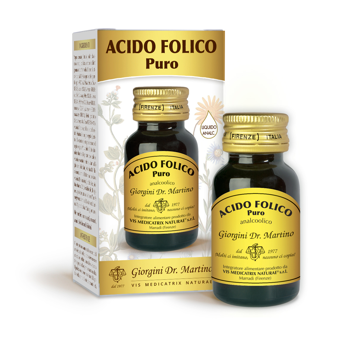 PURE FOLIC ACID alcohol-free liquid 30 ml main product photo