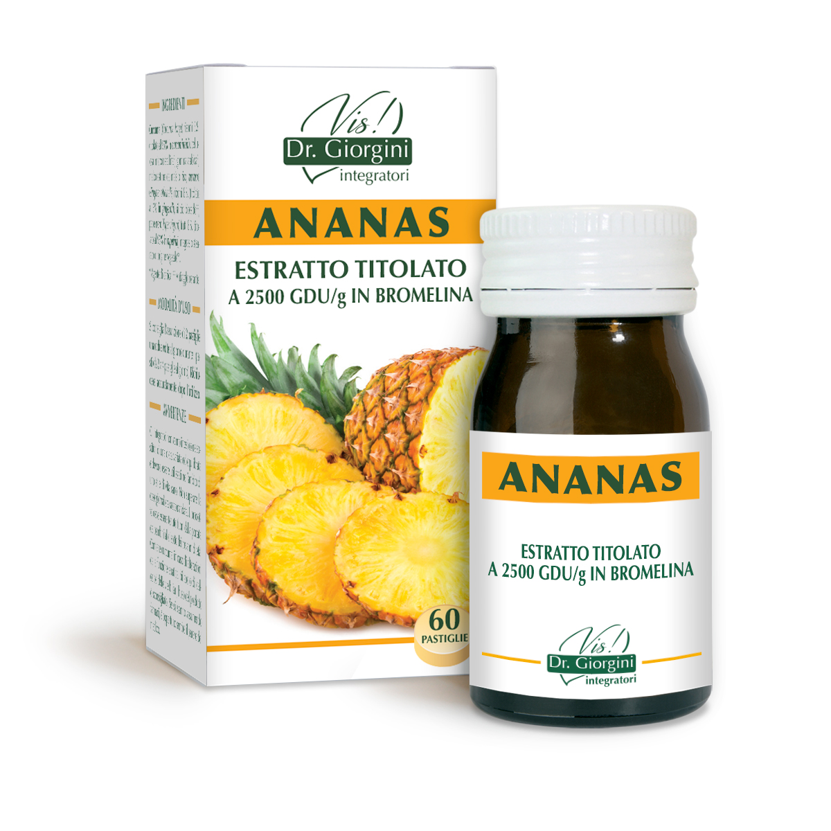 PIÑA EXTRACTO TITULADO 60 tabletas main product photo