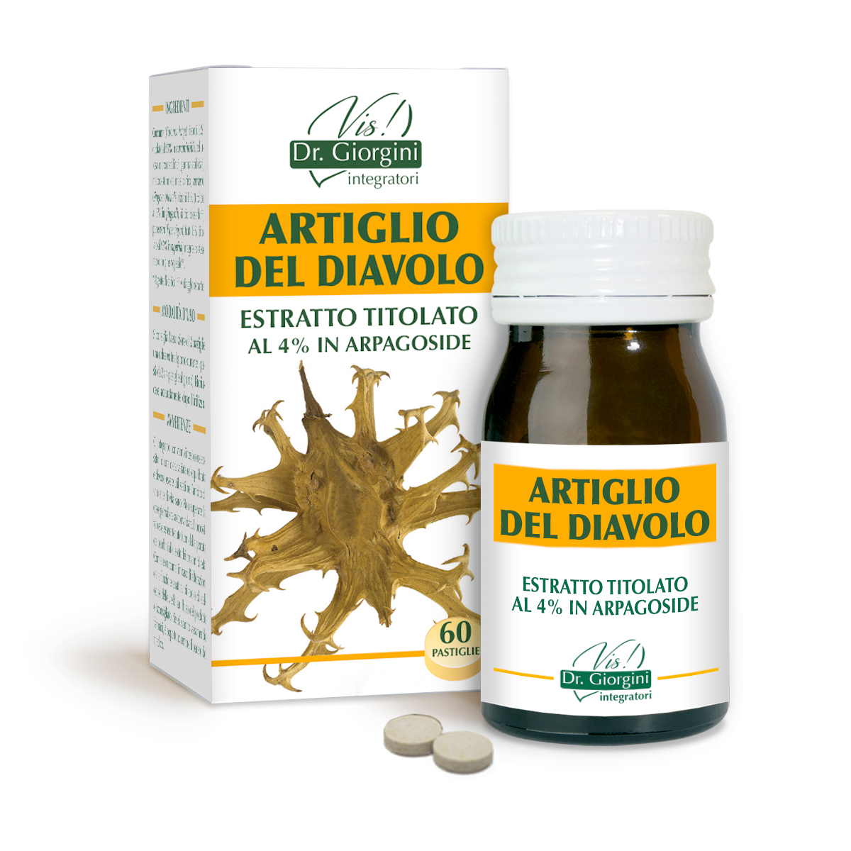 GRIFFE DE DIABLE extrait standardisé Pastilles