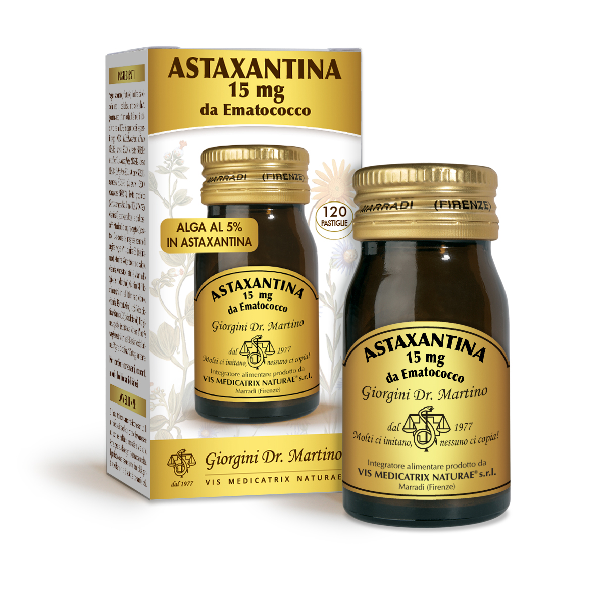 Astaxantina 30 g de Hematococcus pluvialis – pastillas de 250 mg main product photo