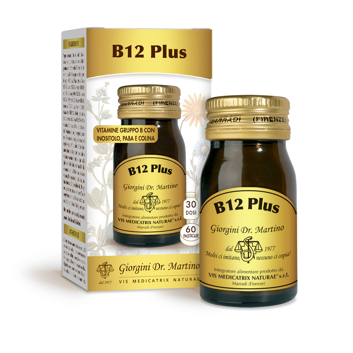 B12 Plus 30 g - 60 tablets (500 mg each) main product photo