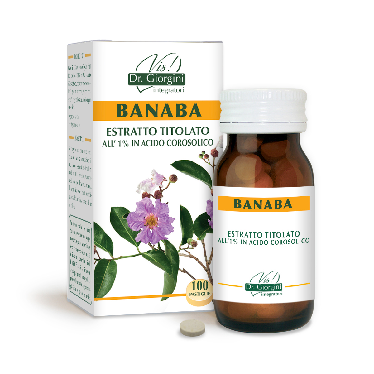 BANABA STANDARDIZIERTER EXTRAKT 50 g – 500 mg Tabletten