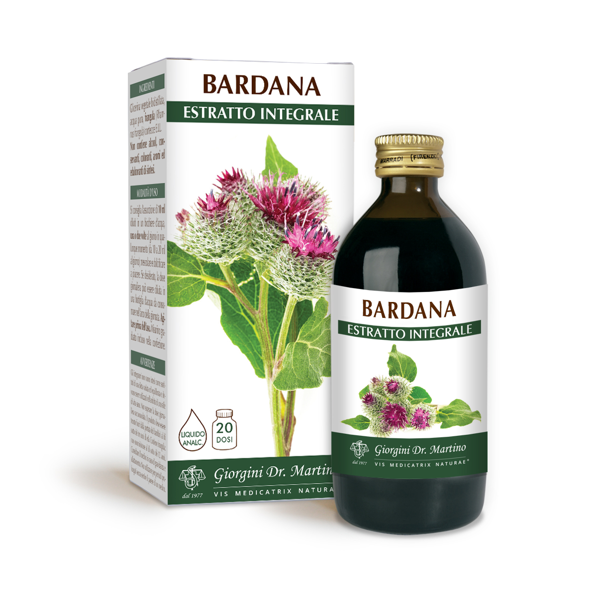 BARDANA EXTRACTO INTEGRAL 200 ml main product photo