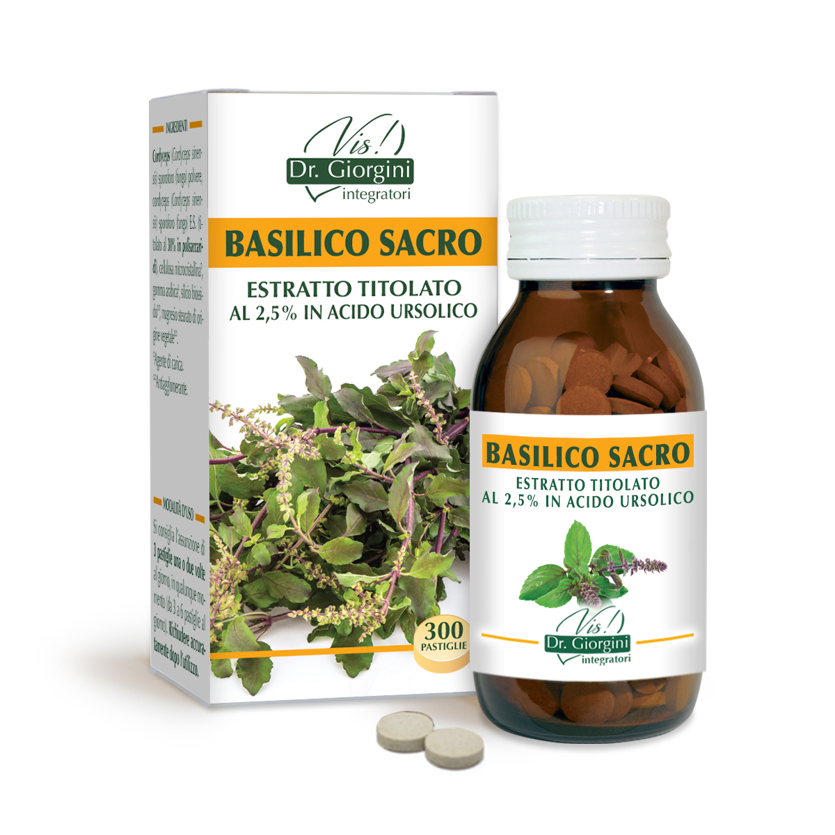 BASILIC SACRÉ Extrait intégral sec Pastilles