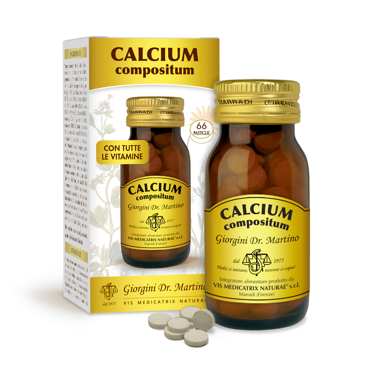 CALCIUM compositum 40 g - 600 mg Tabletten
