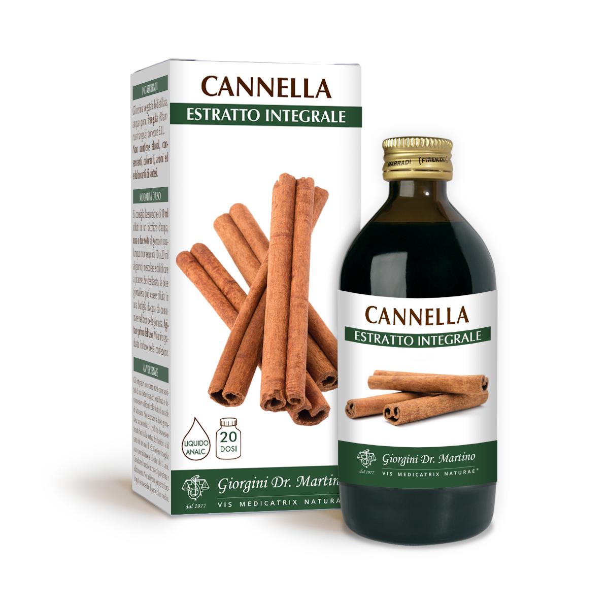 CANELA EXTRACTO INTEGRAL 200 ml main product photo