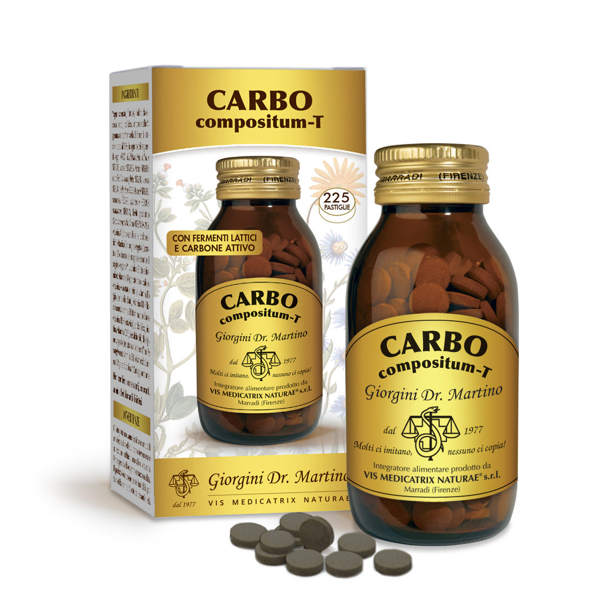 CARBO COMPOSITUM Pastilles