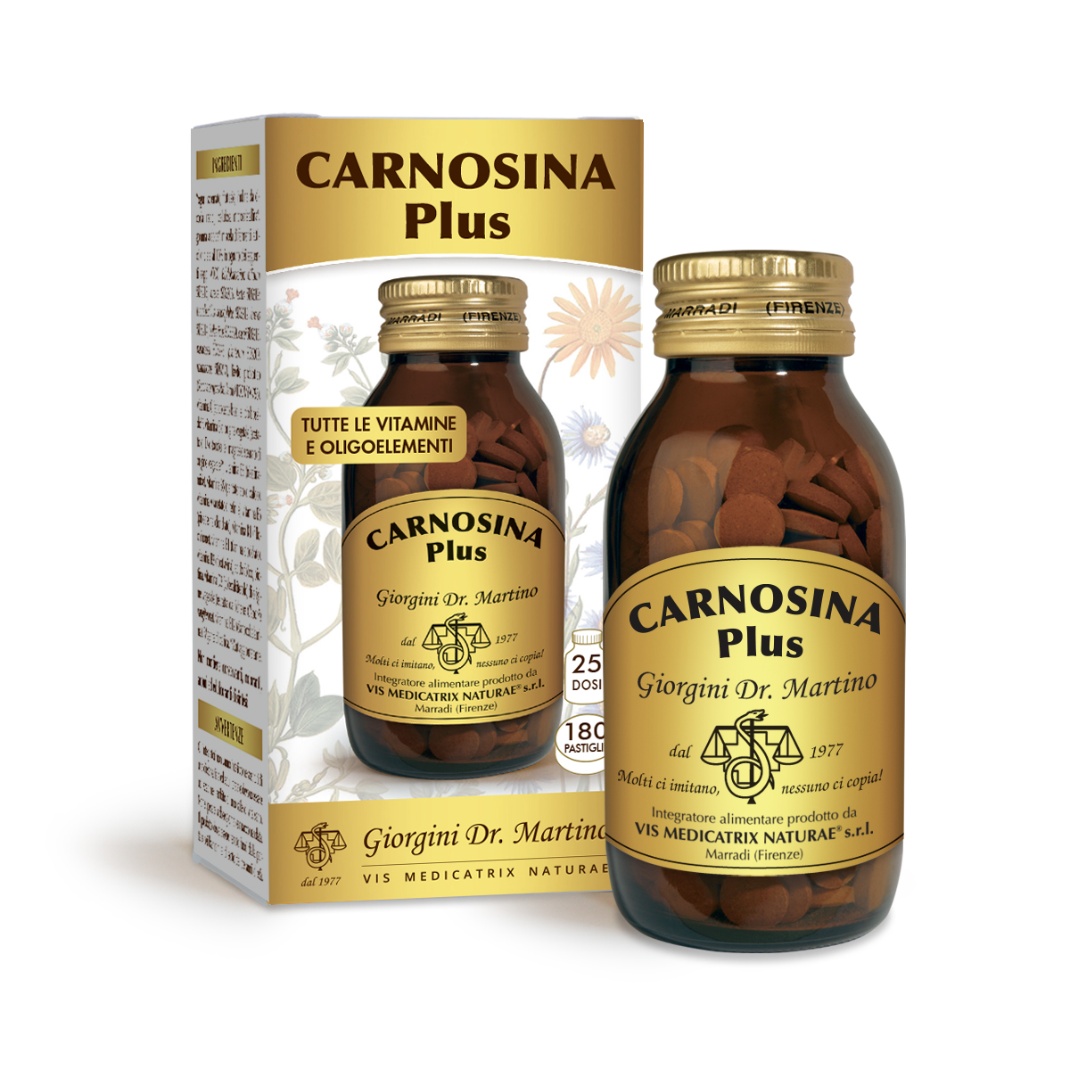 Carnosine Plus 90 g - pastilles de 500 mg main product photo