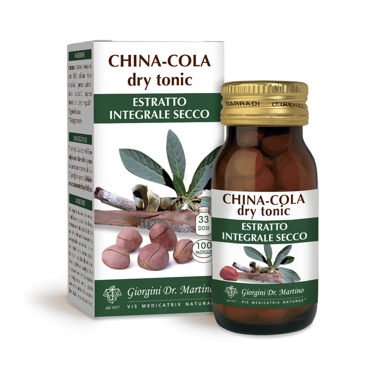 CHINA-COLA tonique sec E.I.S. - 50g pastilles de 500mg main product photo