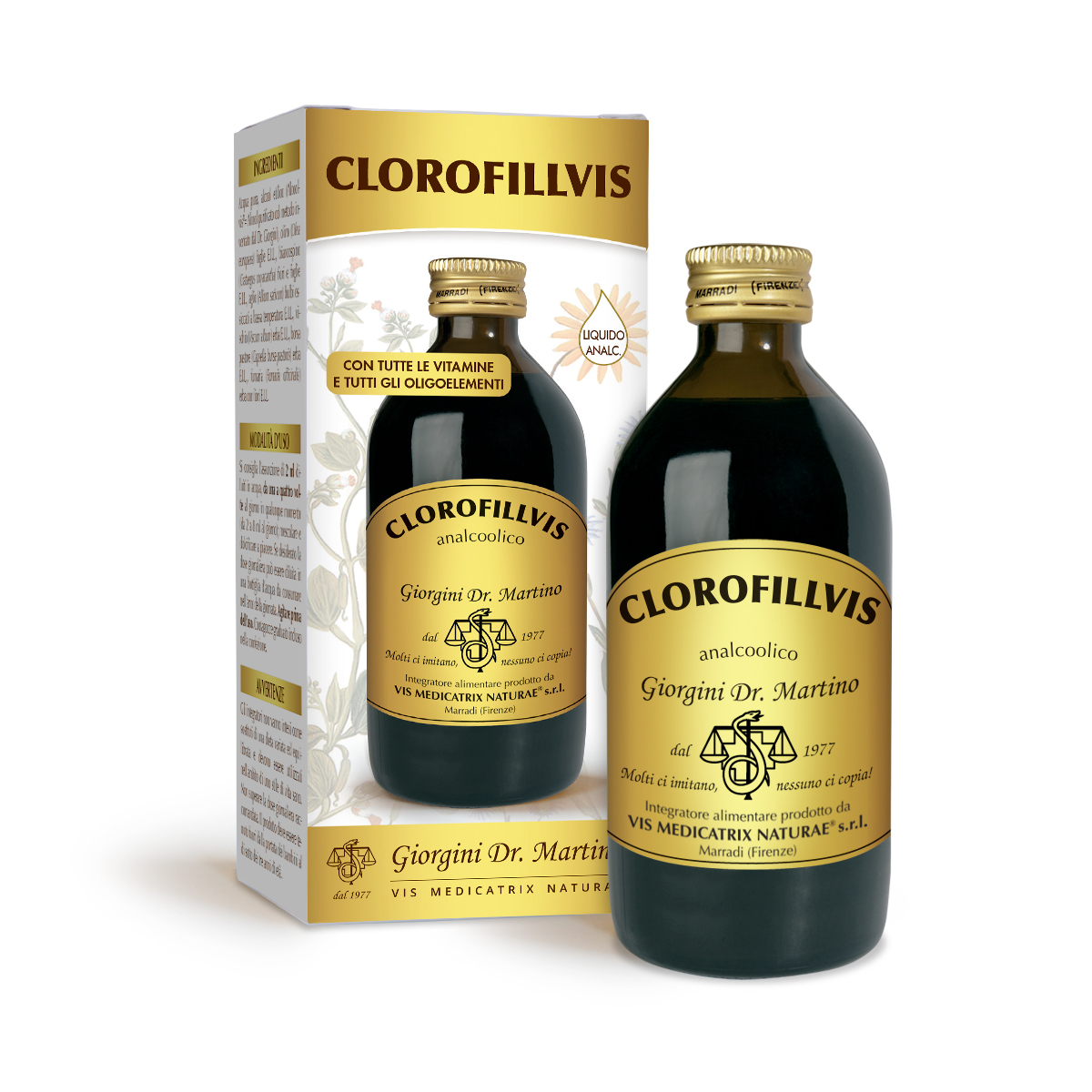 CLOROFILLVIS 200 ml liquide sans alcool main product photo