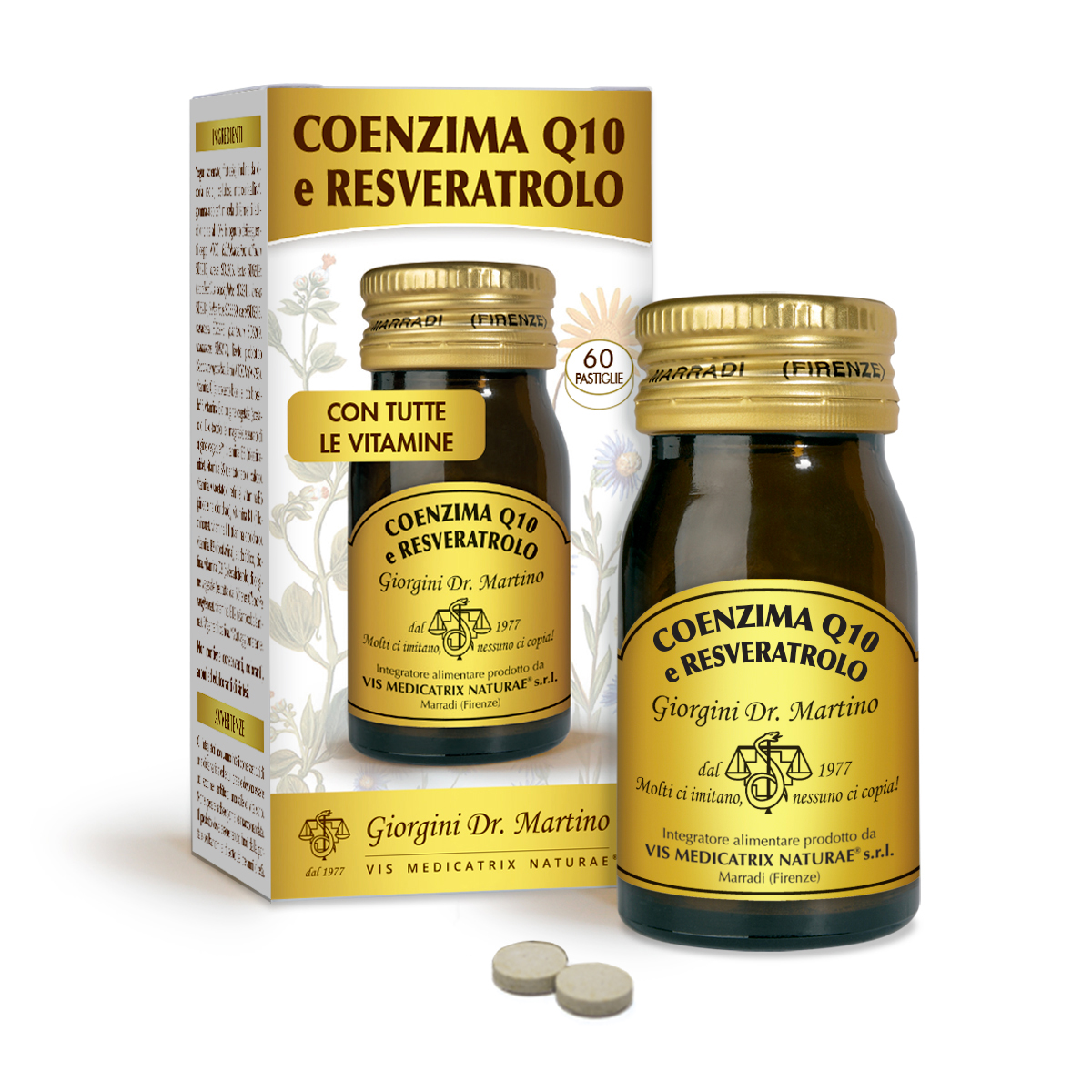 COENZYME Q10 ET RESVÉRATROL Pastilles