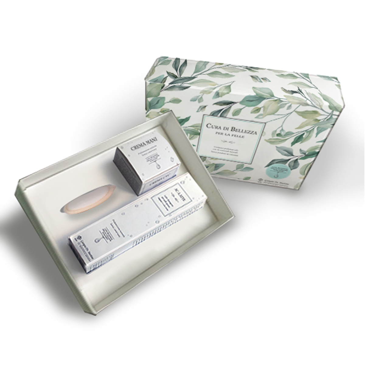 Coffret SOINS DE BEAUTÉ DE LA PEAU (AC-Lait+Crème Mains+Disque) main product photo