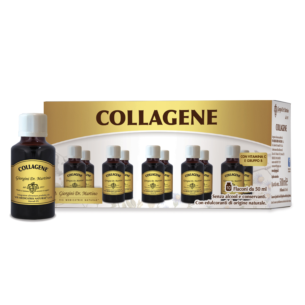 COLLAGÈNE liquide 500 ml (10 packs de 50 ml) main product photo