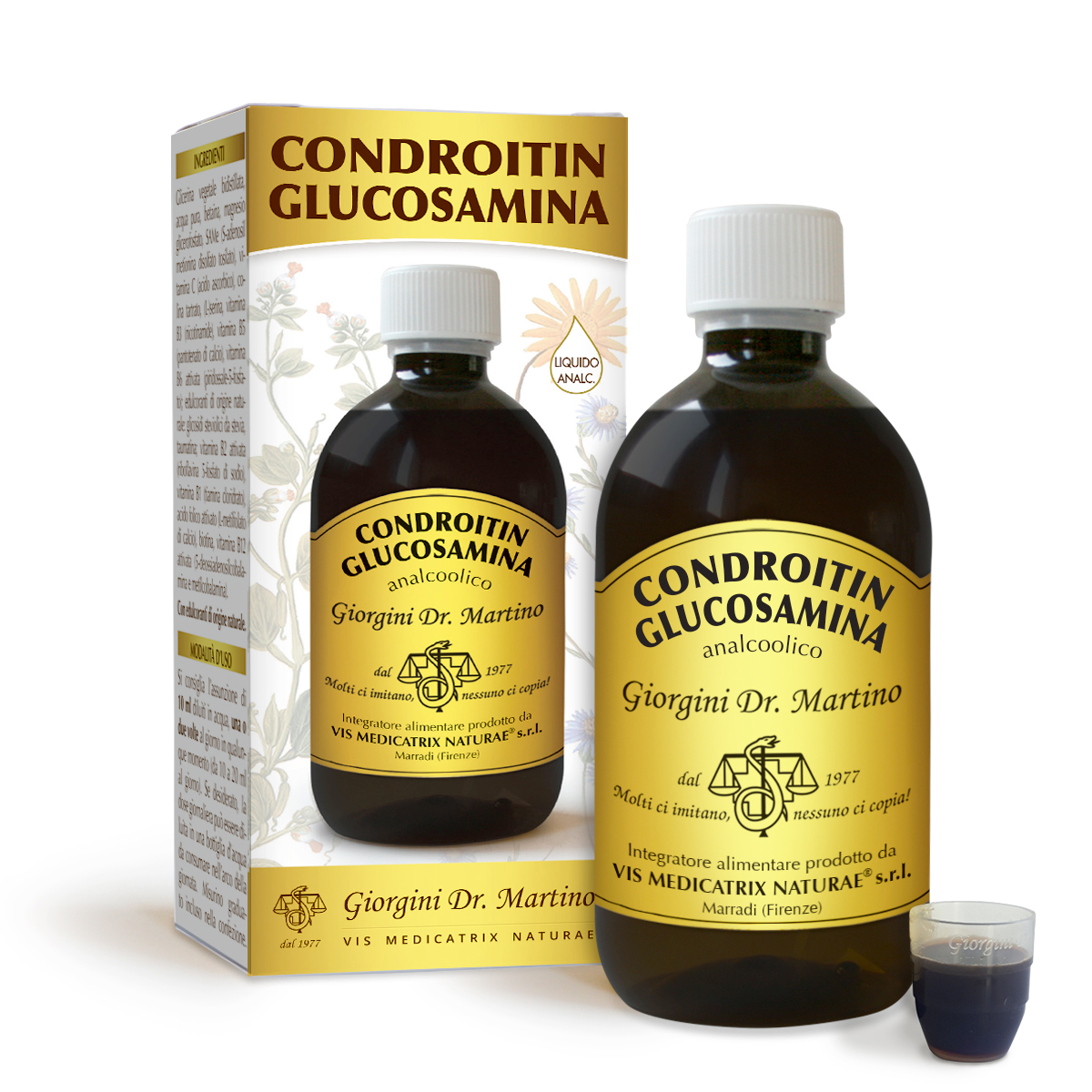 CONDROÏTINE GLUCOSAMINE Liquide sans alcool