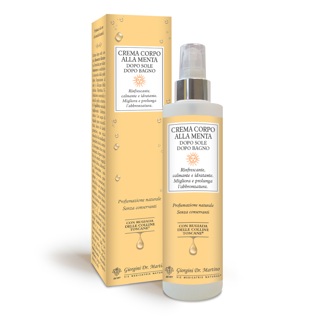 BODY CREAM WITH MINT - AFTER SUN/AFTER BATH 250m main product photo