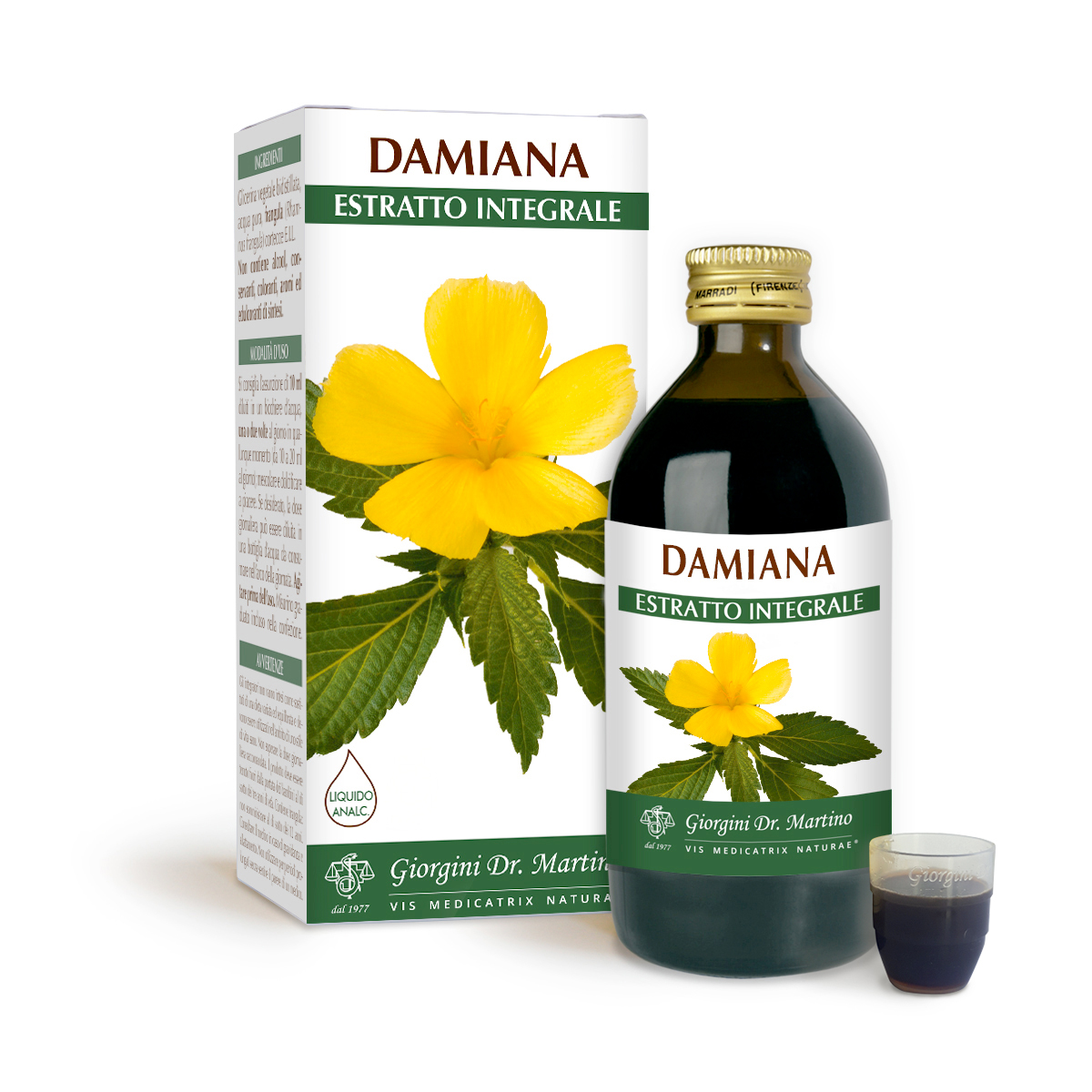 DAMIANA Gesamtextrakt Alkoholfreie Flüssigkeit