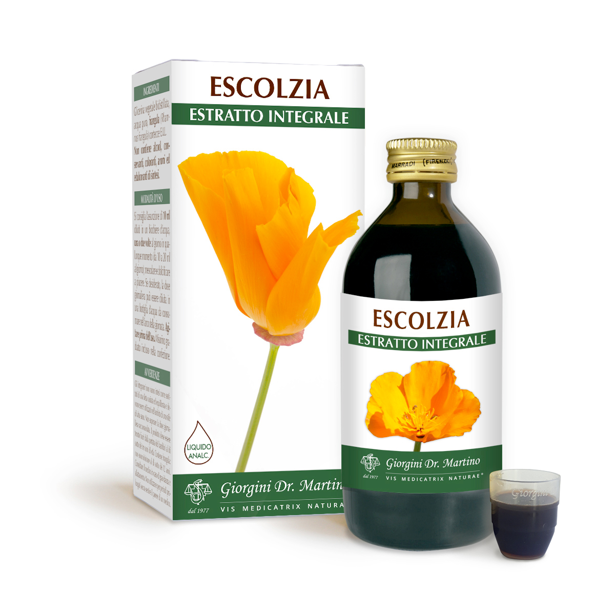 Extrait intégral d'eschscholtzia Liquide sans alcool