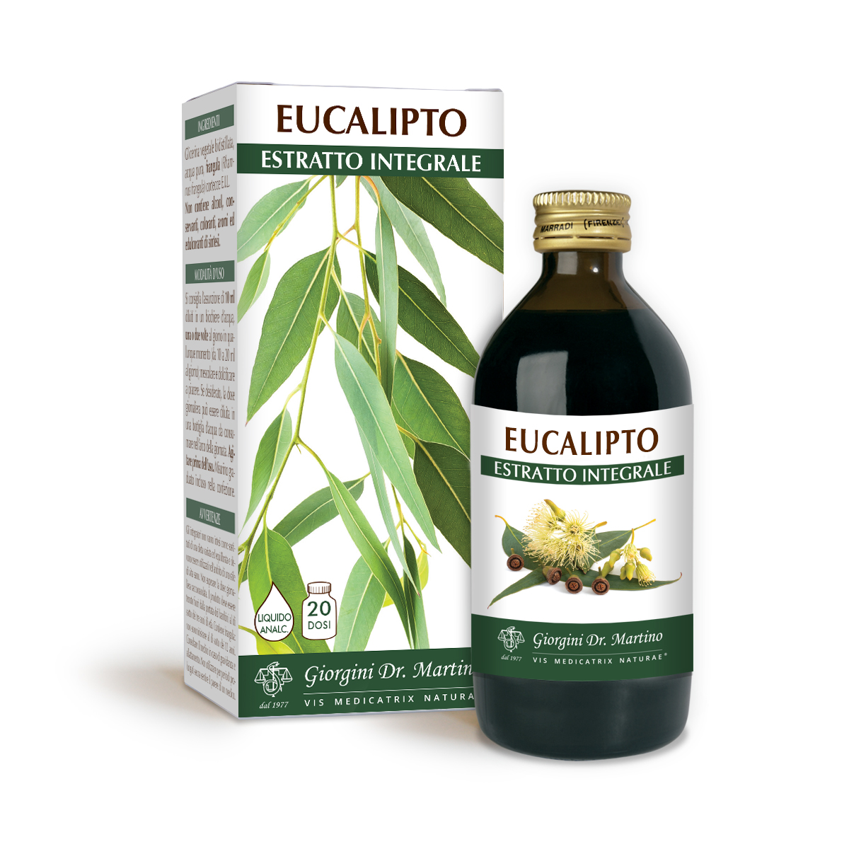 EXTRAIT INTEGRAL D'EUCALYPTUS 200 ml main product photo