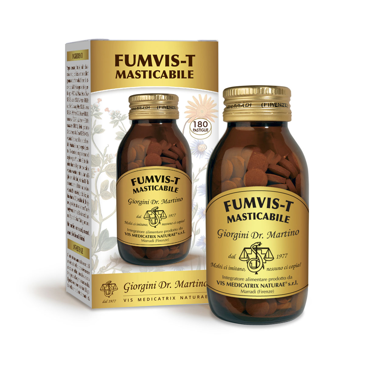 FUMVIS-T Chewable 180 tablets main product photo