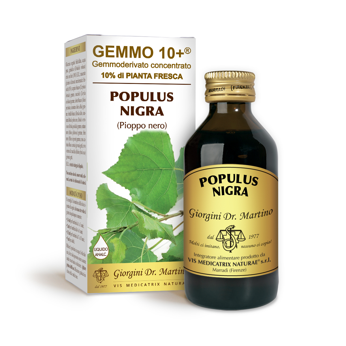 G10+ BLACK POPLAR (Populus nigra) Alcohol-free liquid main product photo