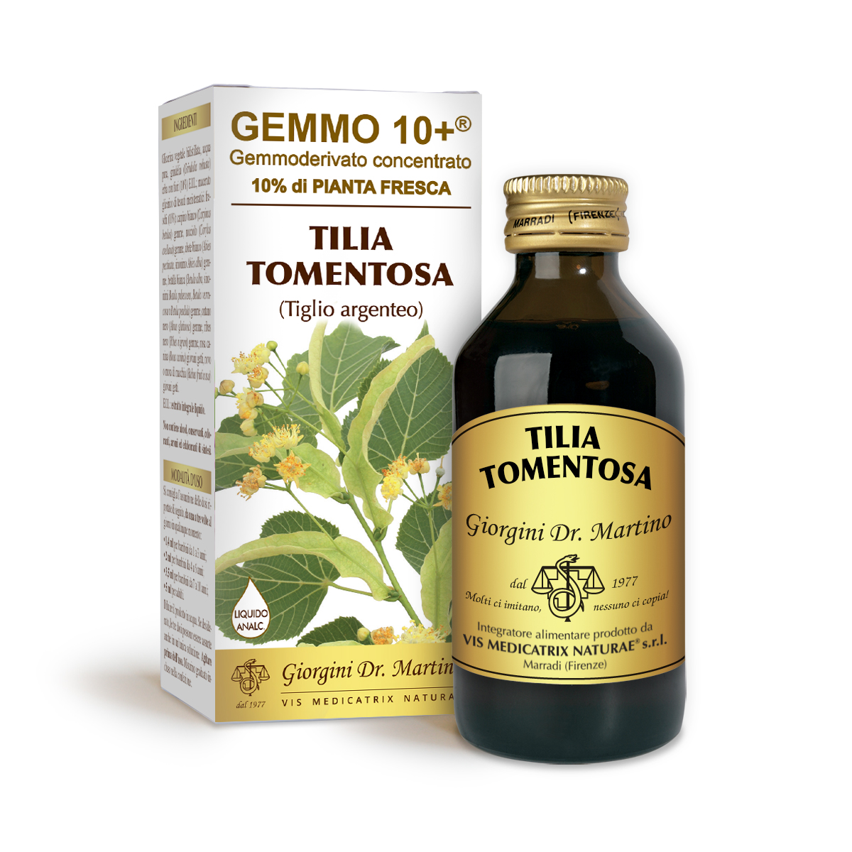 G10+ TILLEUL ARGENTÉ (Tilia tomentosa) Liquide sans alcool main product photo