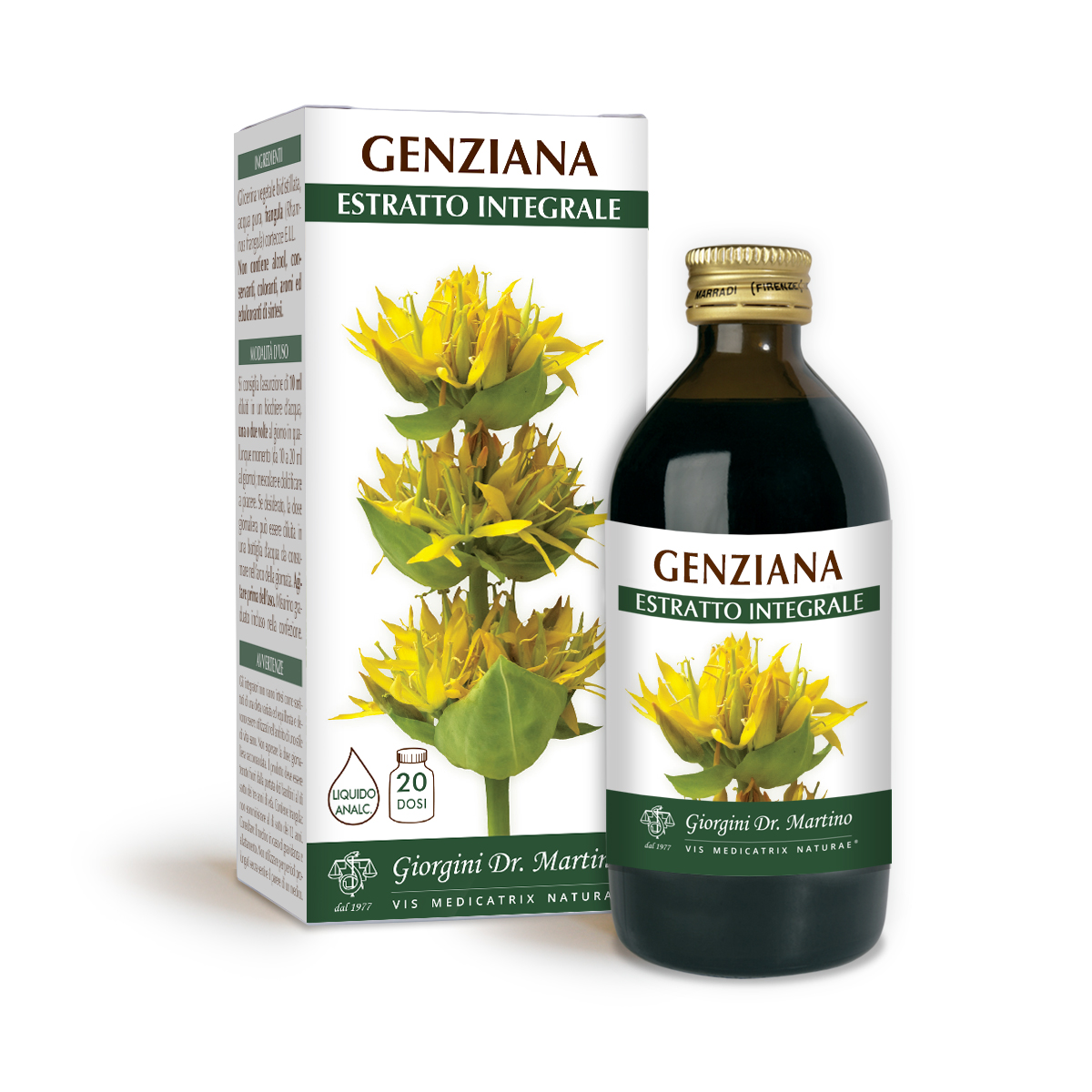 GENCIANA EXTRACTO INTEGRAL 200 ml main product photo