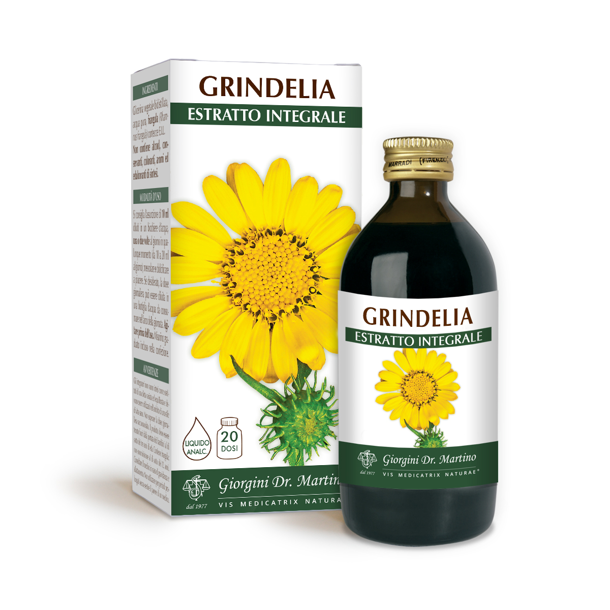 GRINDELIA EXTRAIT INTEGRAL 200 ml main product photo