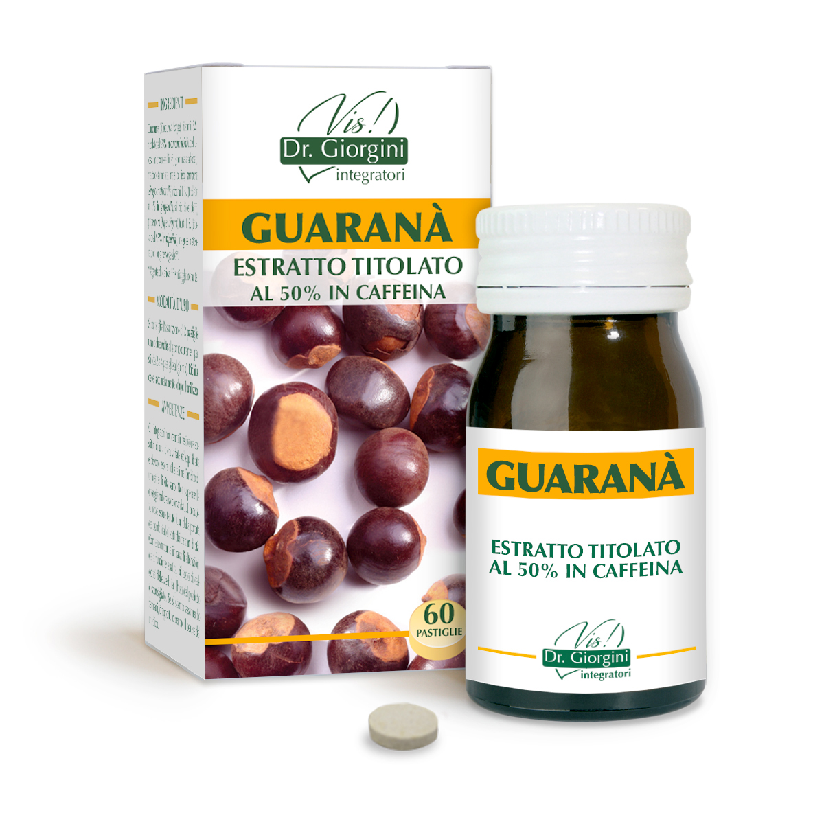 GUARANÀ extrait standardisé Pastilles