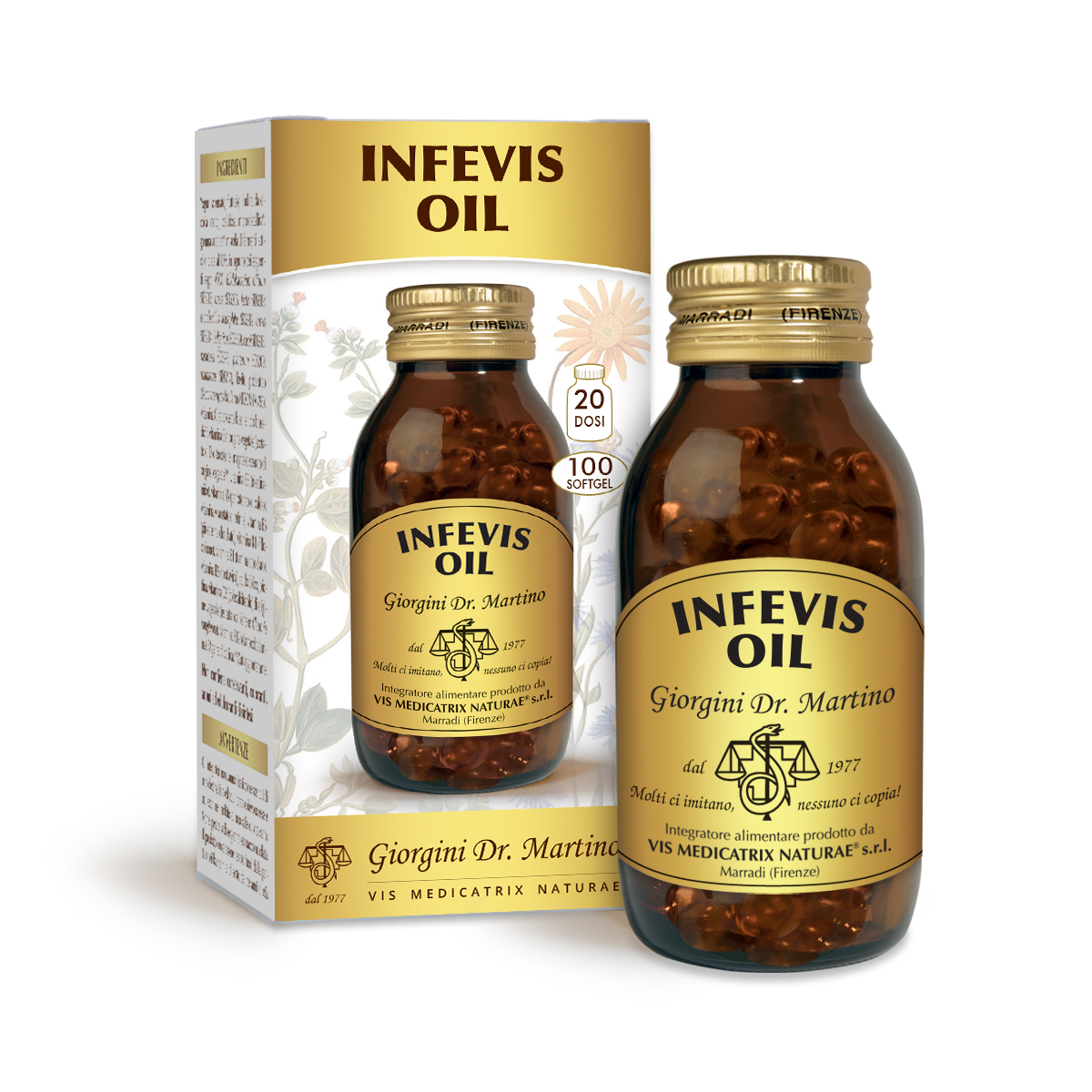 INFEVIS OIL perlas de 830 mg main product photo