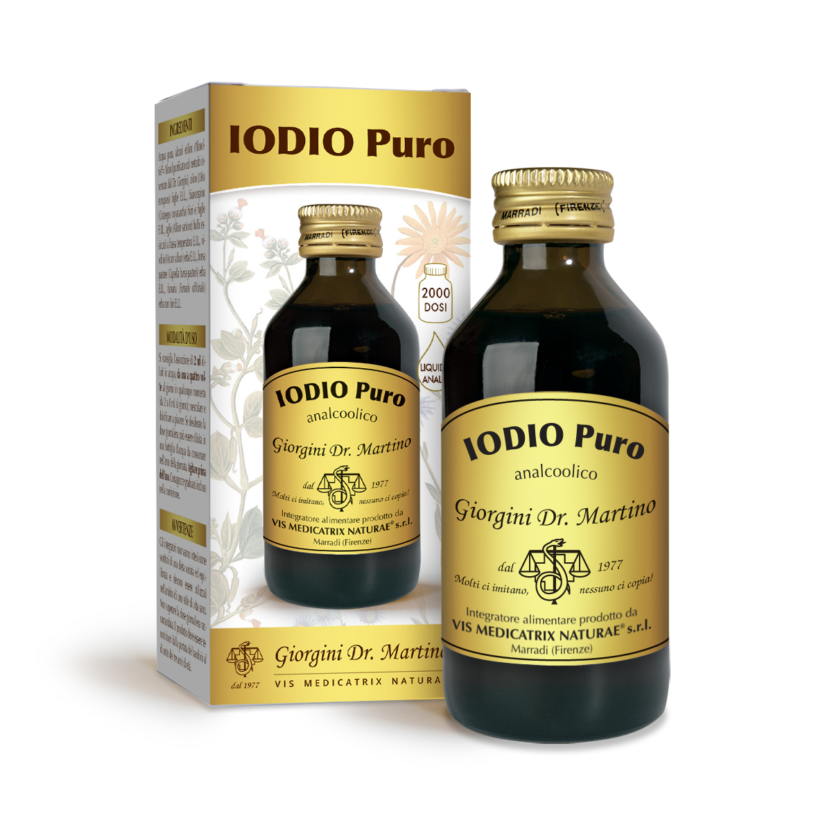 Pure IODINE alcohol-free 100 ml main product photo