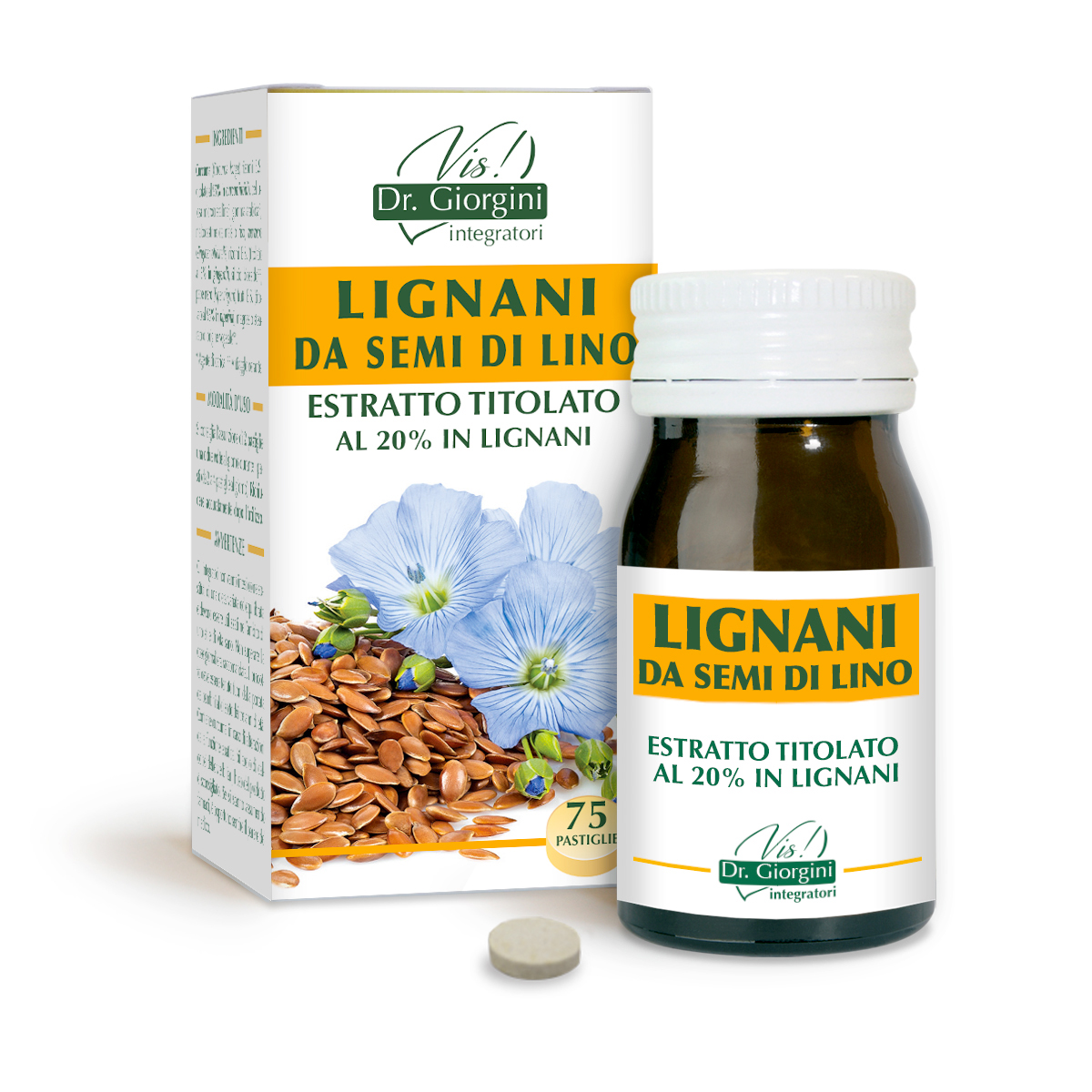 LIGNANES DE GRAINES DE LIN EX. TIT. 30 g – pastilles de 400 mg