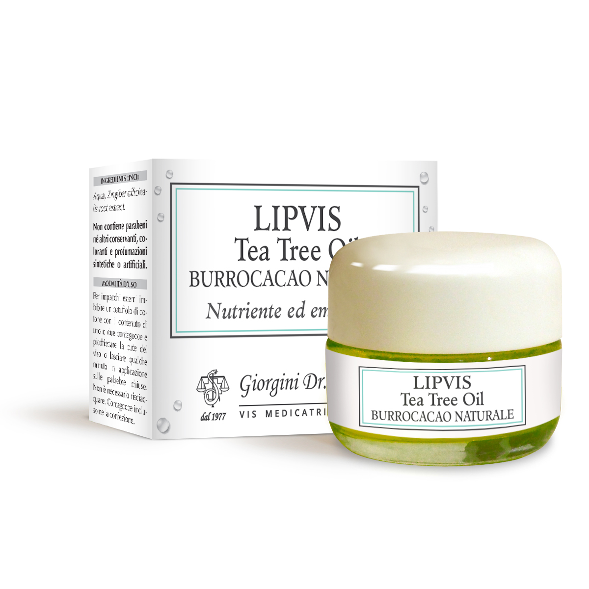 LIPVIS TEA TREE OIL - Natürlicher Lippenbalsam 15 ml