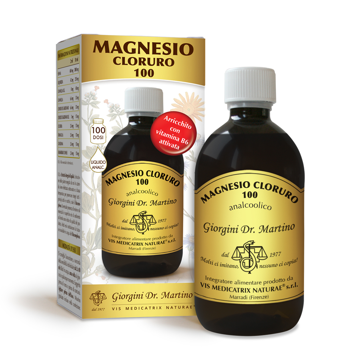 CLORURO DE MAGNESIO 100 sin alcohol - 500 ml main product photo