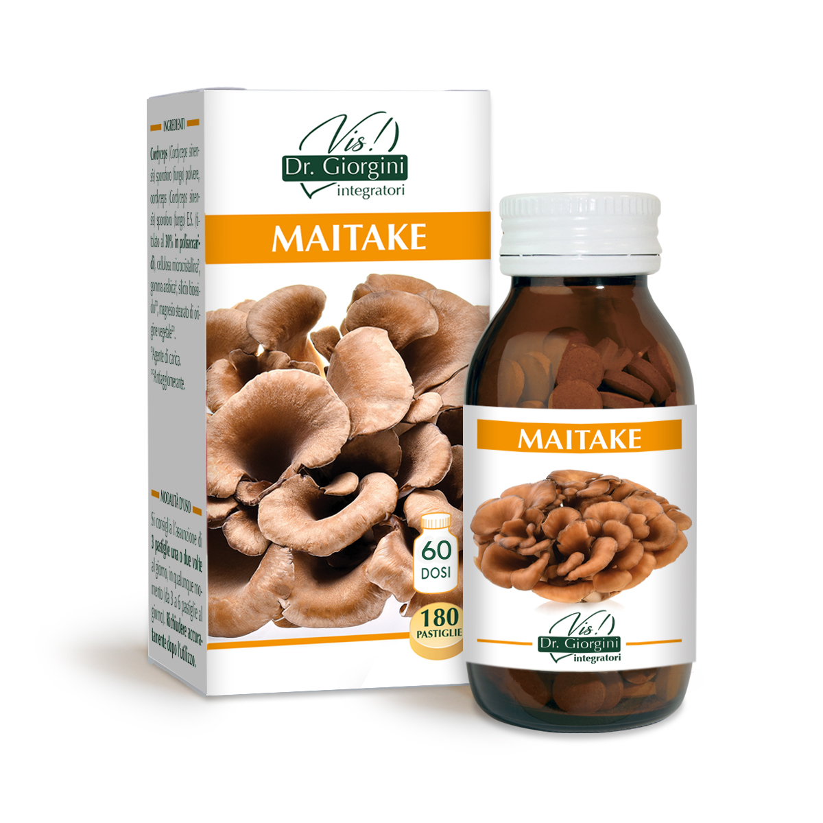 MAITAKE 90 g - 180 tablets of 500 mg main product photo