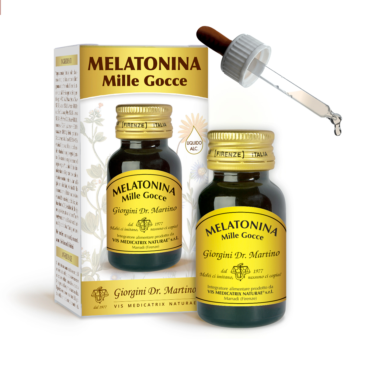 Mélatonine Milles Gouttes Liquide alcoolisé en gouttes