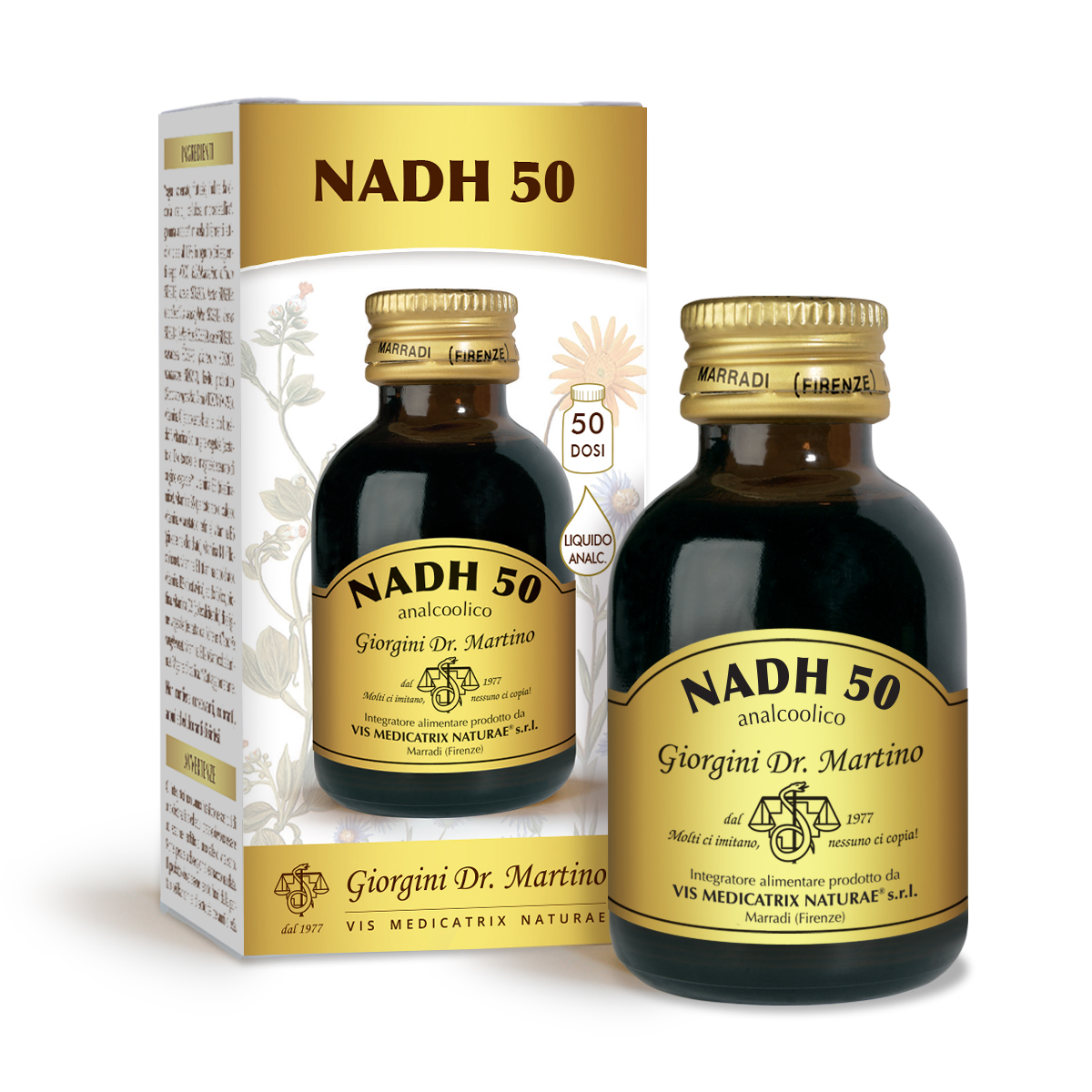 NADH 50 Liquide sans alcool main product photo
