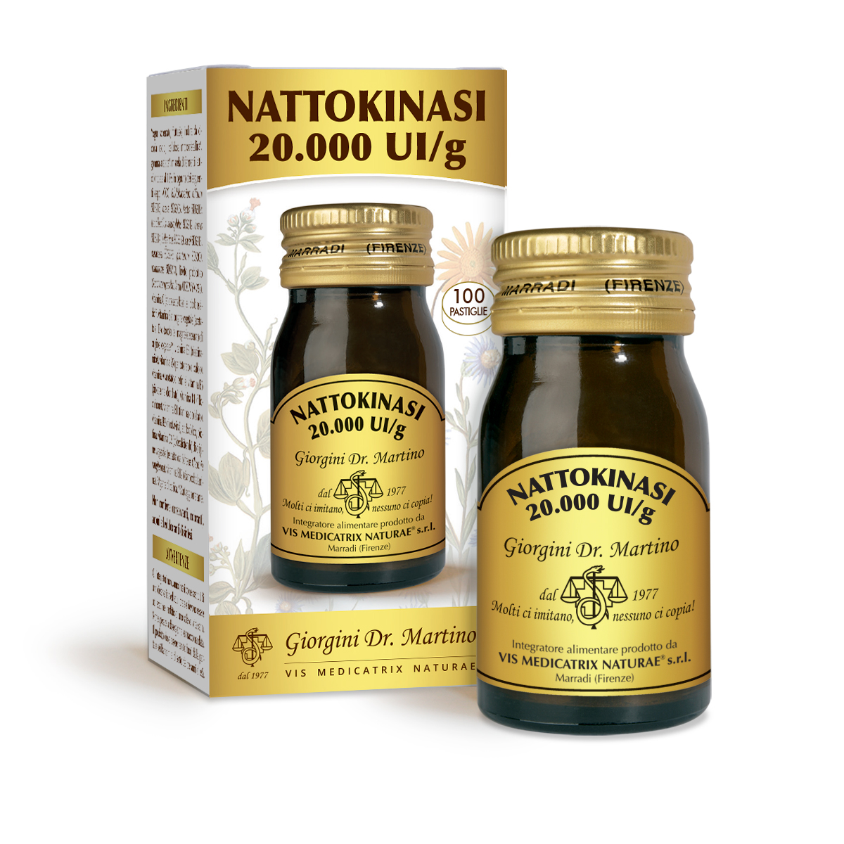 Nattokinase 2000 UI/g 30 g - comprimés de 300 mg main product photo