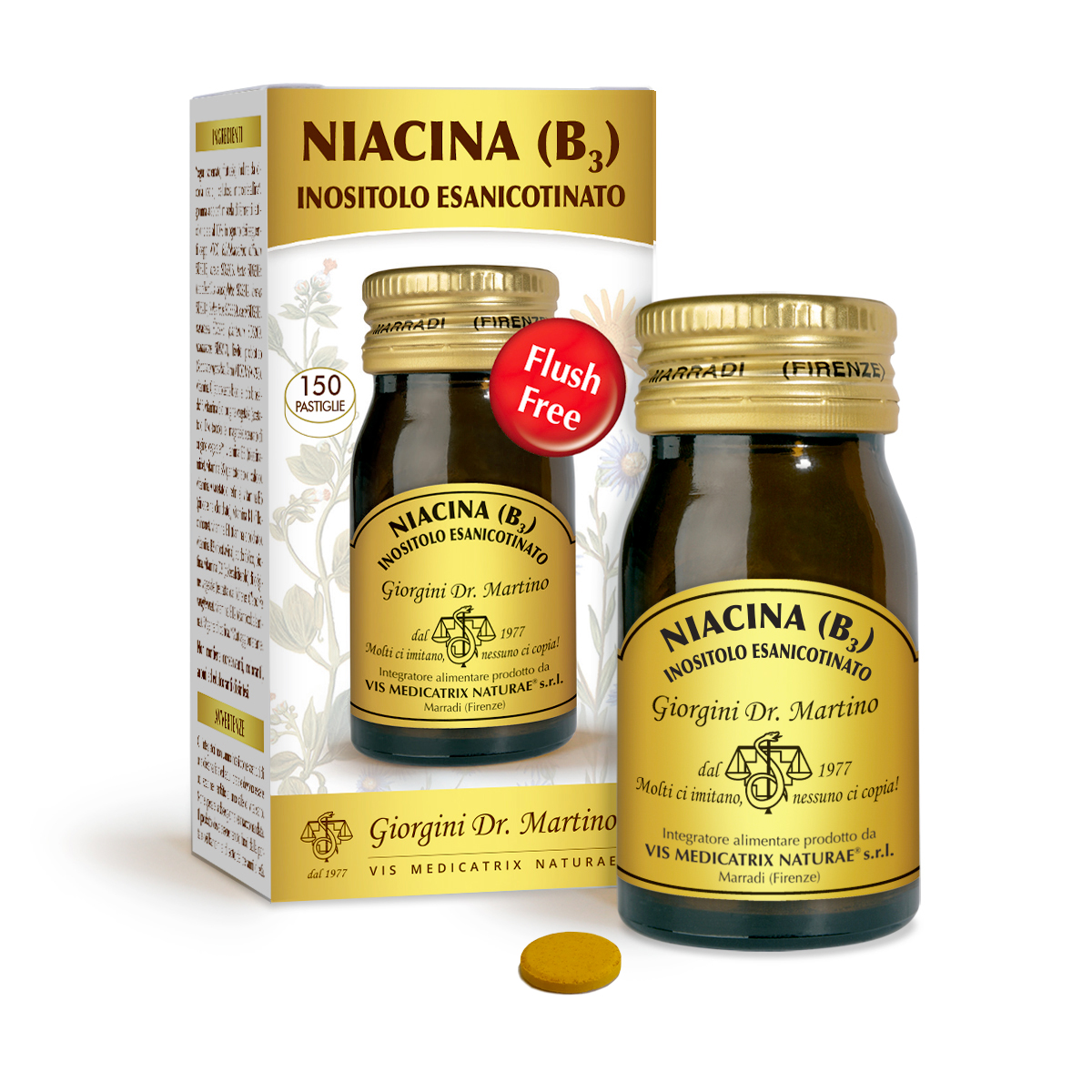 NIACINE (B3) INOSITOL HEXANICOTINATE Pastilles