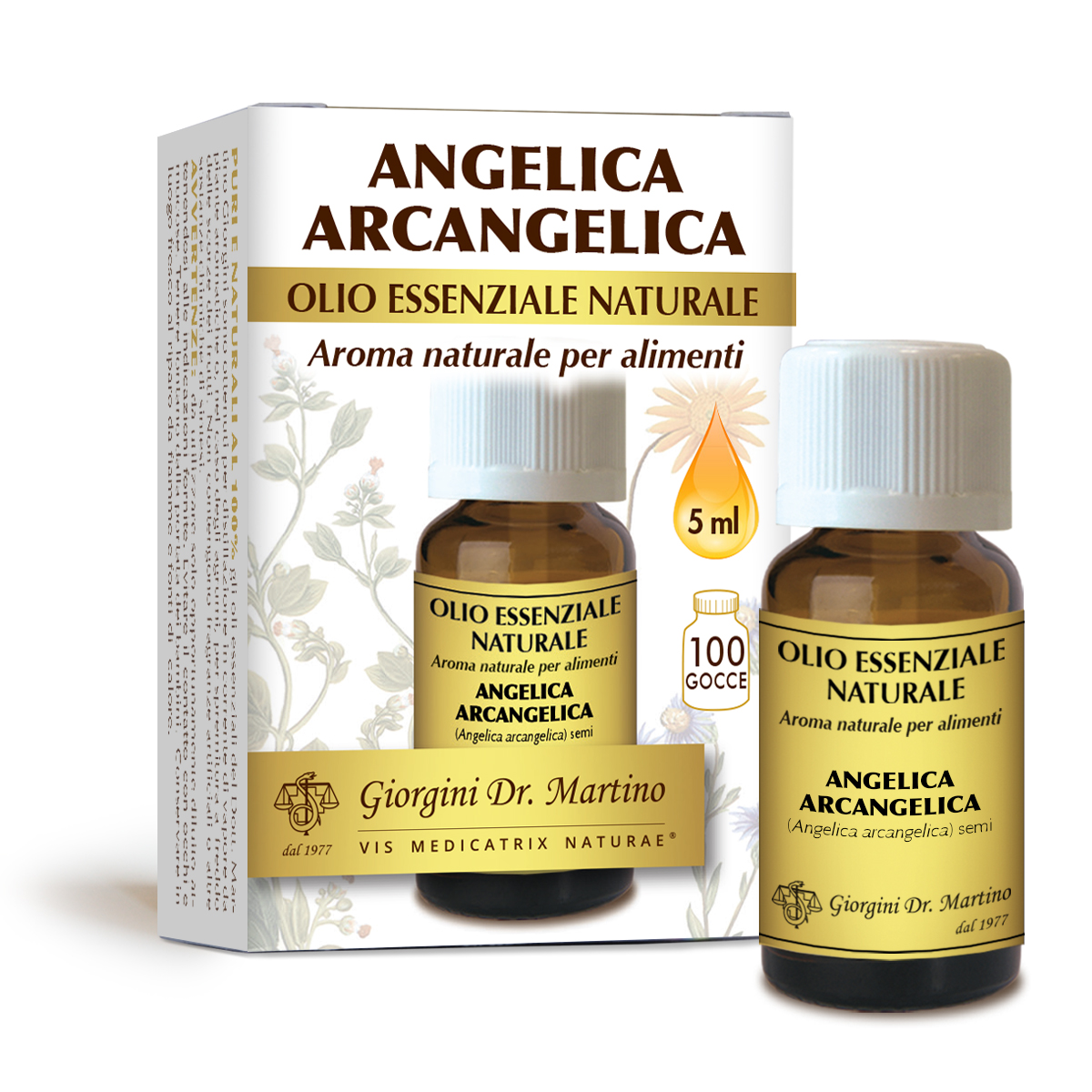 ANGELICA ARCANGELICA aceite esencial natural 5 ml