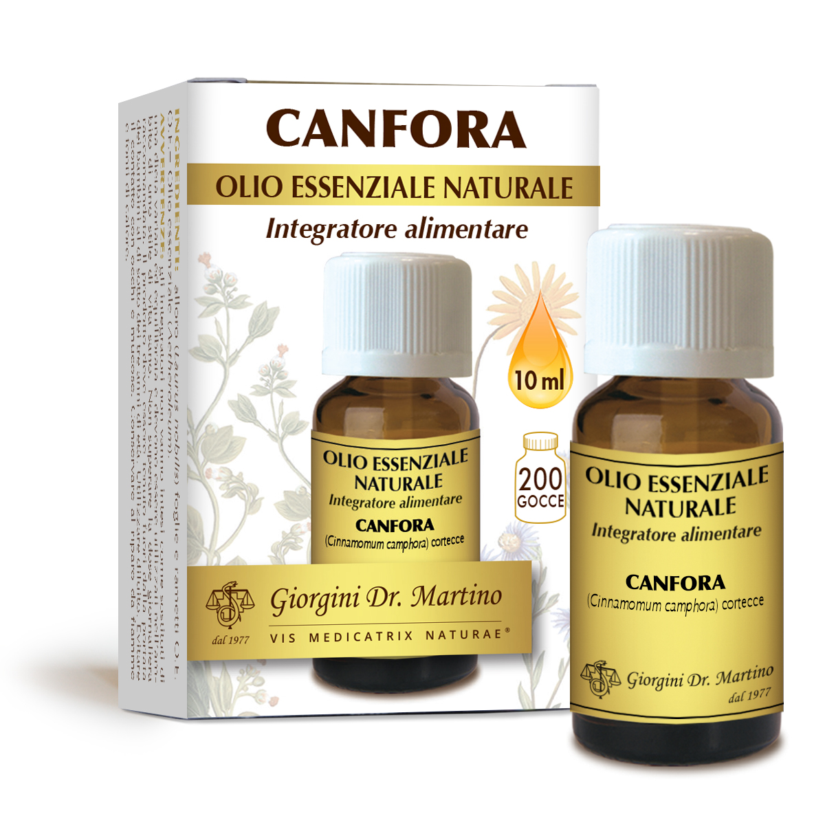 CAMPHOR natural essential oil 10 ml