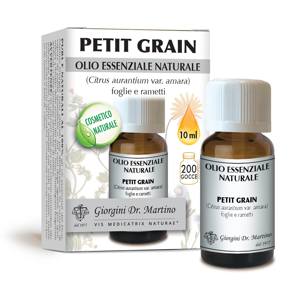 PETIT GRAIN huile essentielle naturelle 10 ml main product photo