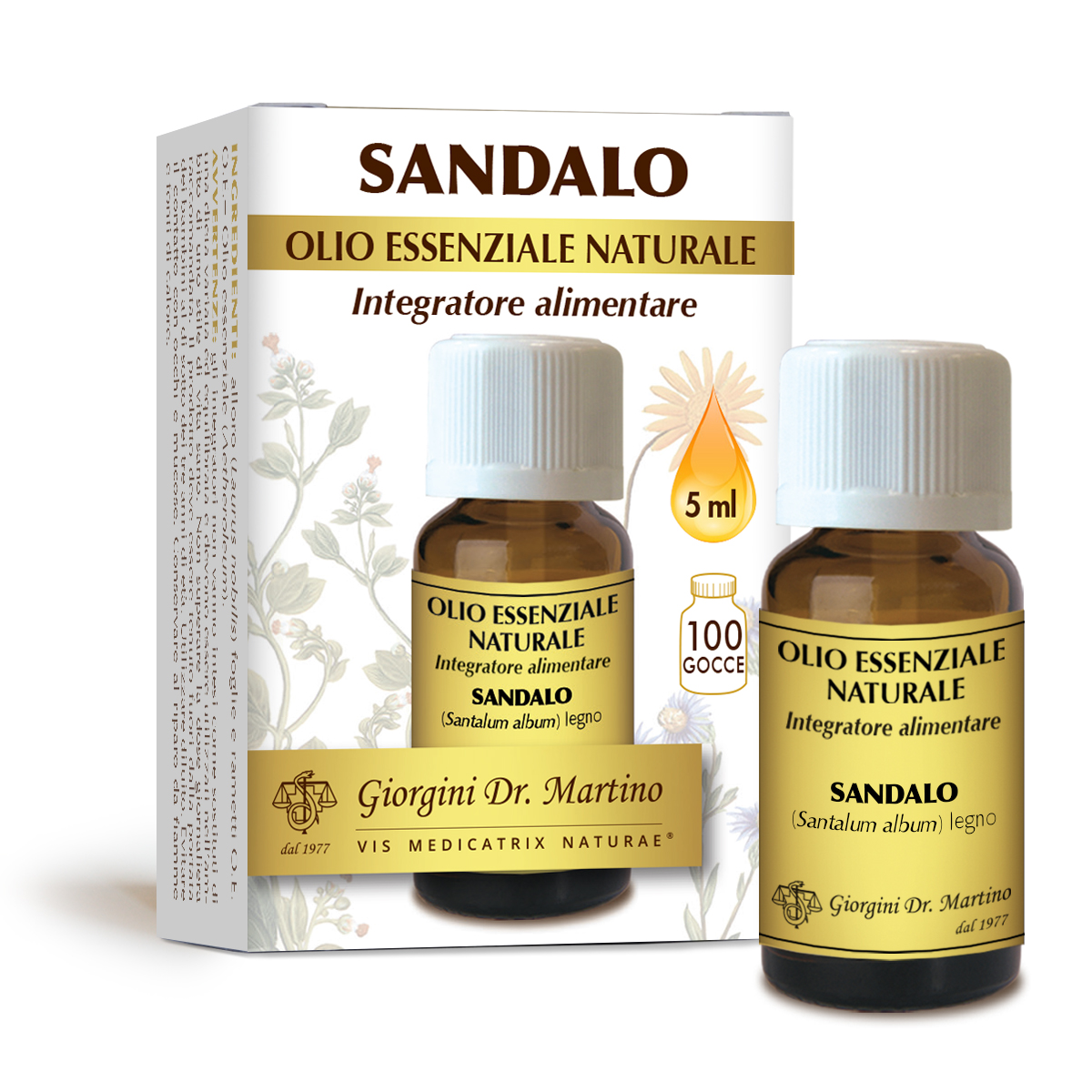 SANDAL natürliches ätherisches Öl 5 ml main product photo