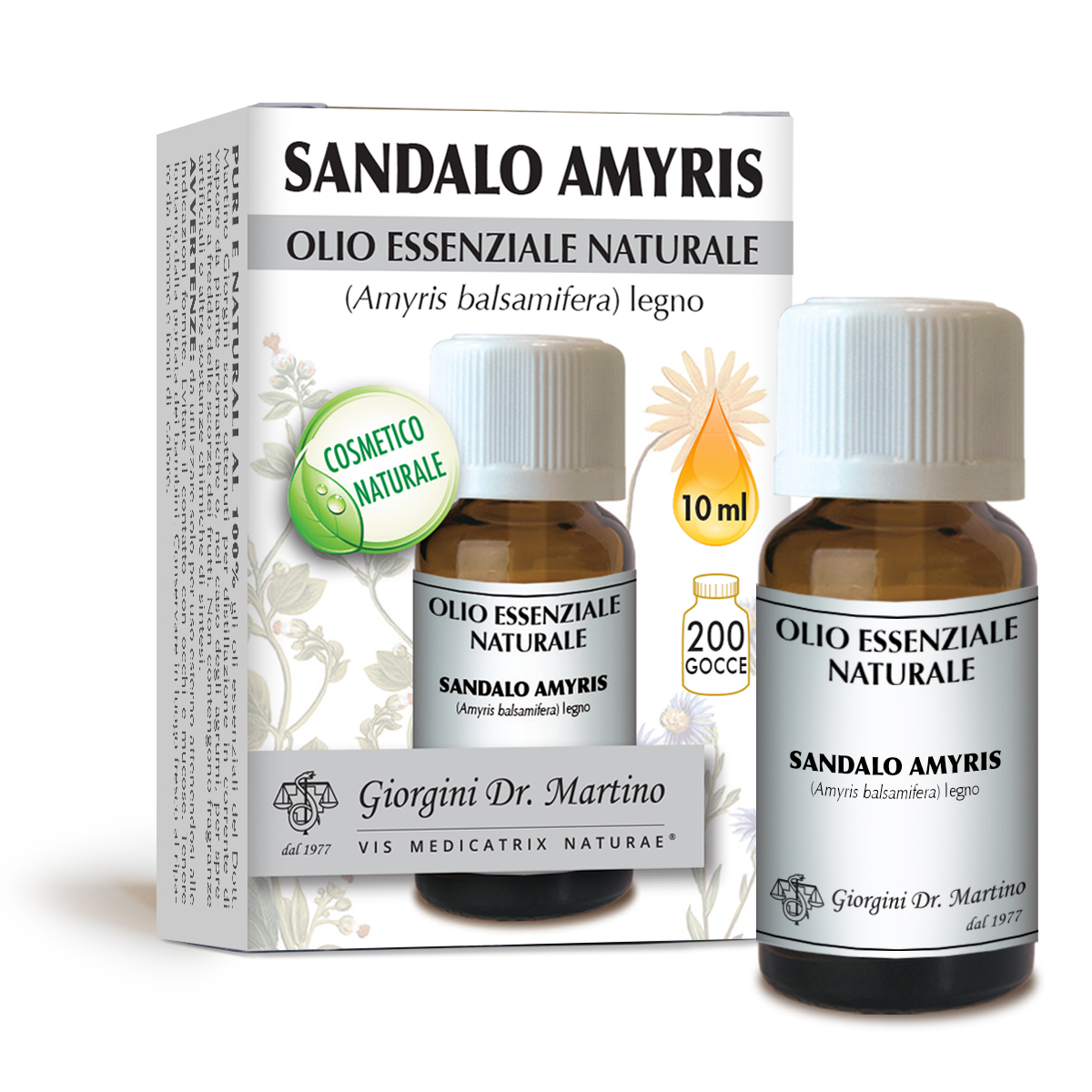 AMYRIS SANDAL natural essential oil 10 ml main product photo