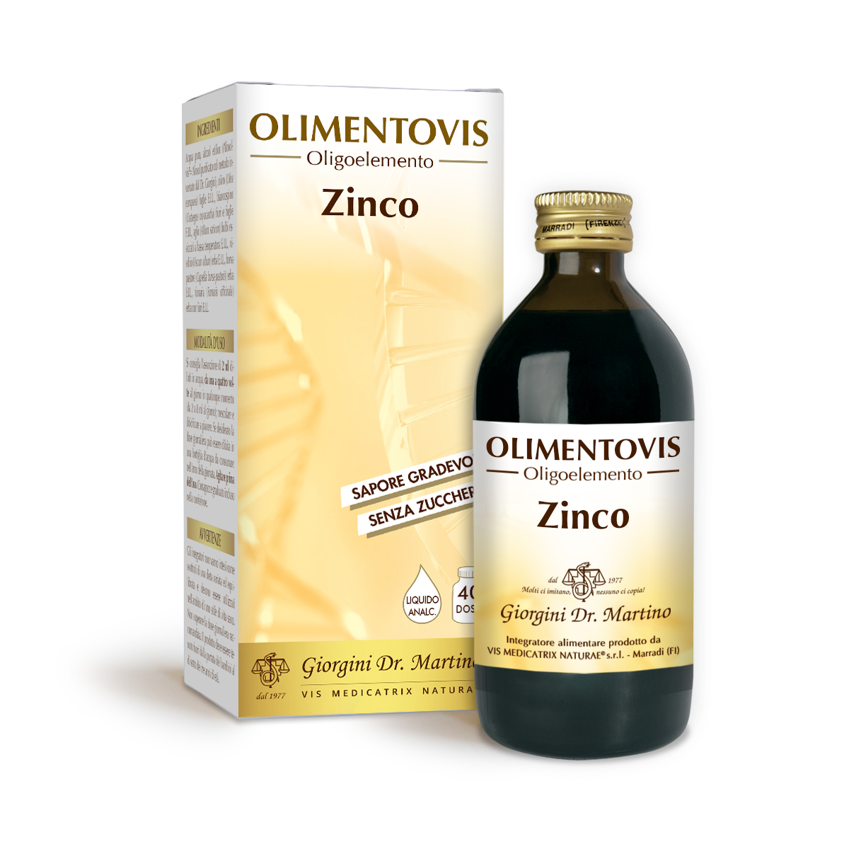 ZINC Olimentovis Alcohol-free liquid main product photo