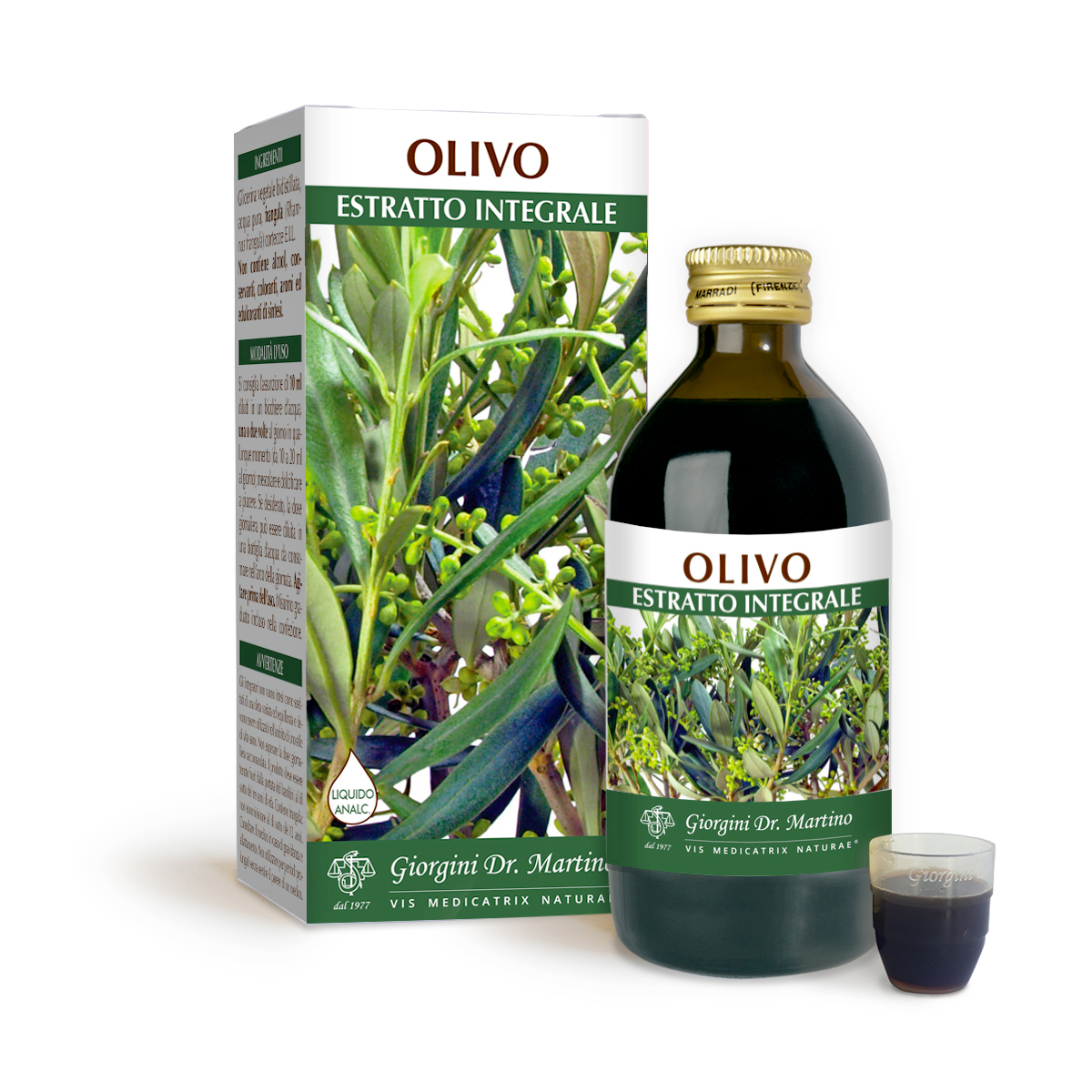 OLIVE TREE Whole Extract Alcohol-free liquid