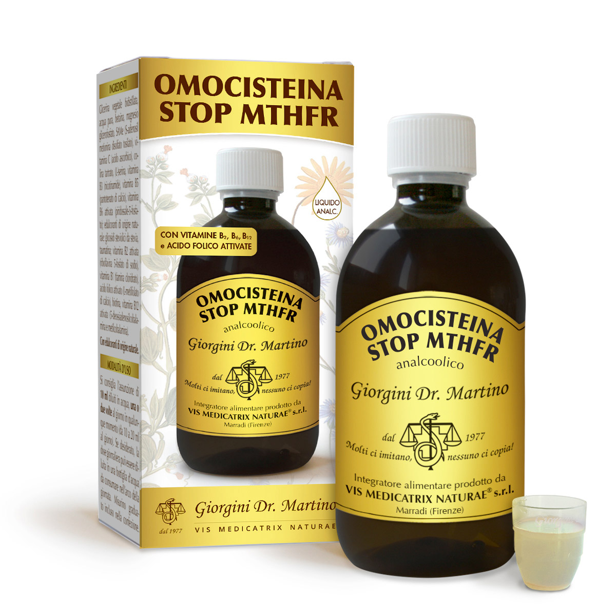 HOMOCYSTEINE STOP MTHFR alcohol-free liquid 500 ml 