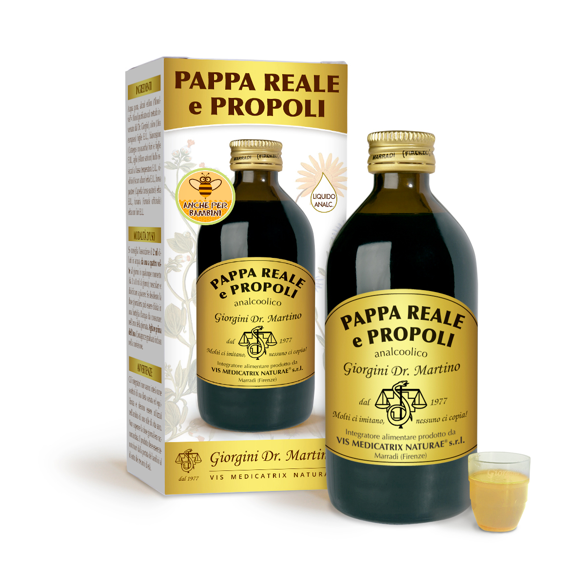 GELÉE ROYALE ET PROPOLIS Liquide sans alcool