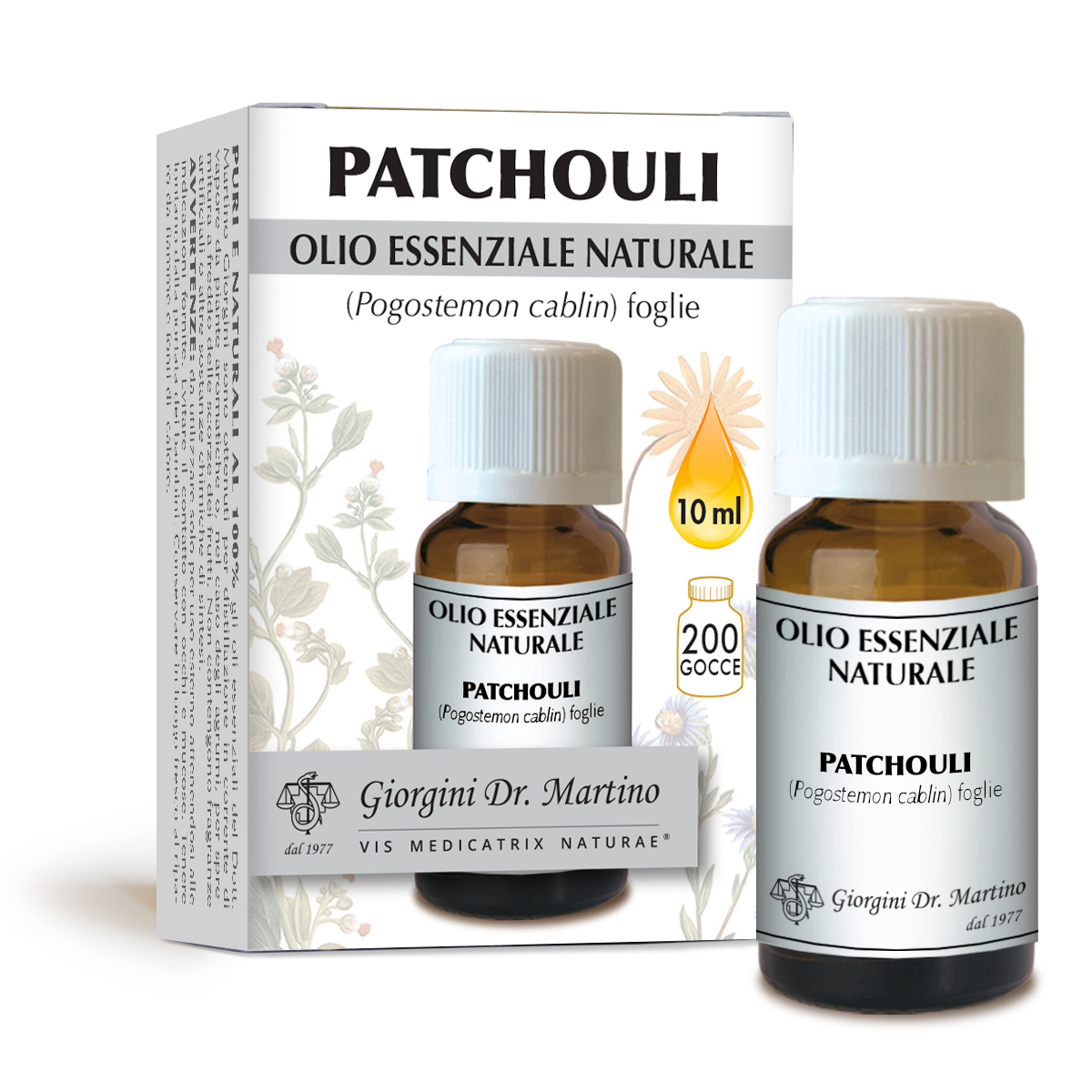 PACHULI aceite esencial natural 10 ml main product photo