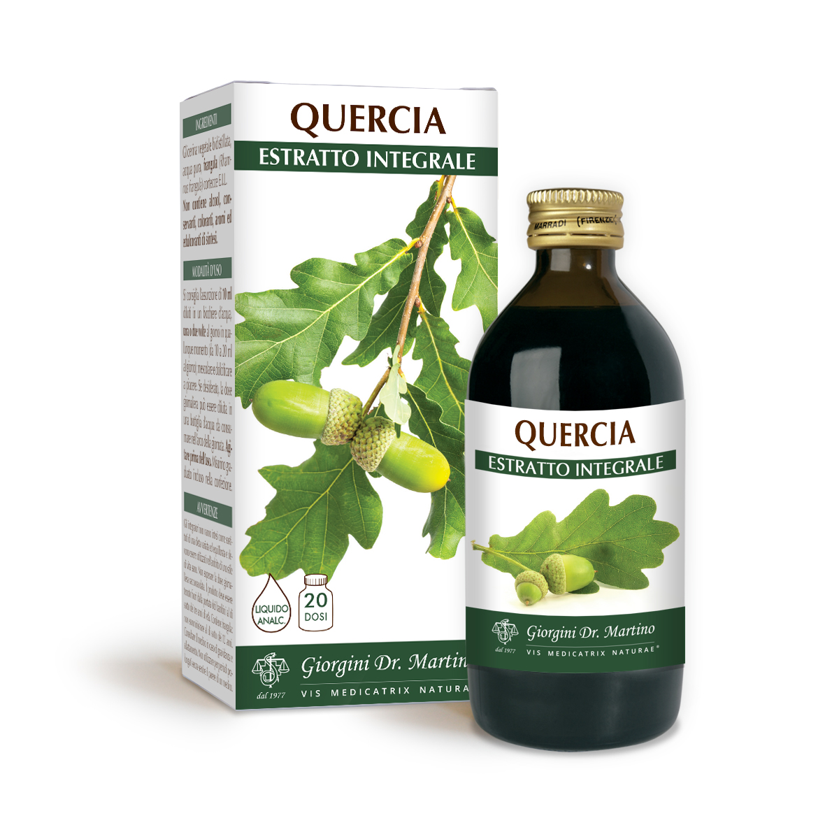 STIELEICHE oder SOMMEREICHE GESAMTEXTRAKT 200 ml  main product photo
